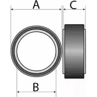 Подшипник компрессора FISPA 3018863 MA QX6 2.2079 PP4ATW