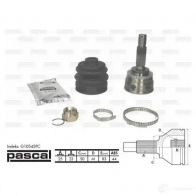 Шрус приводного вала, комплект PASCAL W7O6 2P 3858783 g10545pc 5900427399907 - Изображение 2
