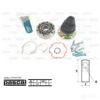 Шрус приводного вала, комплект PASCAL OC3G AE Volkswagen Jetta 5 (A5, 1K2) Седан 1.4 TSI 170 л.с. 2006 – 2010 5900427419940 g7w015pc