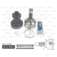 Шрус приводного вала, комплект PASCAL 5900427420991 g1p008pc 3859220 QE6 ZSXZ