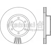 Тормозной диск ASHUKI CL MHD 0990-6412 3034503 T8KJ3