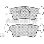 Тормозные колодки, дисковые, комплект ASHUKI 959DSV 9 LXSOO K012-03 3046564