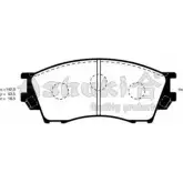 Тормозные колодки, дисковые, комплект ASHUKI M050-20 1HS4N 0H NDTIZ 3047699