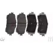 Тормозные колодки, дисковые, комплект ASHUKI 3047706 FJC15 NYO 4C M050-45