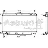 Радиатор охлаждения двигателя ASHUKI M559-19 3048319 SK LS7 6LP21S4