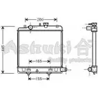 Радиатор охлаждения двигателя ASHUKI NXIWLWT 3048361 CE JJH M559-83