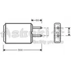 Радиатор печки, теплообменник ASHUKI 3048369 FMTQRU M559-94 KCW MJEV