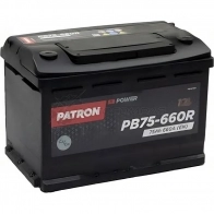 Аккумулятор PATRON PB75-660R EM9H N Volkswagen LT (2DC) 2 Грузовик 2.3 143 л.с. 1996 – 2006