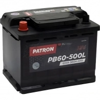 Аккумулятор PATRON PB60-500L 4DV 43 Gas Volga (3110) 2 Универсал 2.4 100 л.с. 1997 – 2010