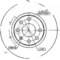 Тормозной диск PATRON 9 7755CR Zaz Lanos (TA) 1 Хэтчбек 1.6 16V 106 л.с. 2010 – 2017 PBD1625