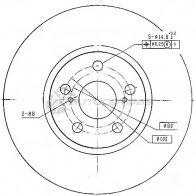 Тормозной диск PATRON PBD4416 3520859 F KU6IA