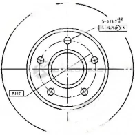 Тормозной диск PATRON PBD1647 Y1DJ 82 3520448