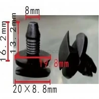 Клипса пластмассовая PATRON IT MDR 1425559121 p370214a