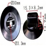 Клипса пластмассовая PATRON L9KD BPP p370178 1425559414
