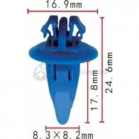 Клипса пластмассовая PATRON 80 TFH p370065 1425559517
