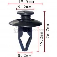 Клипса пластмассовая PATRON p370079 NZHO KB 1425559486