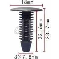 Клипса пластмассовая PATRON 1425559443 p370085 VD 55R