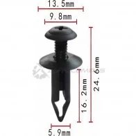 Клипса пластмассовая PATRON p370010 1425559527 F BLZ2