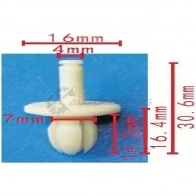 Клипса пластмассовая PATRON B PX8TC 1425558271 p371504