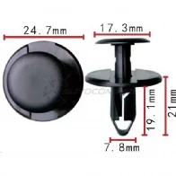 Клипса пластмассовая PATRON P9 4HHU 1425558967 p371490