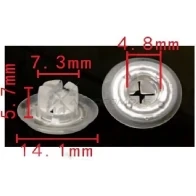 Клипса пластмассовая PATRON R33 L3P p371483 1425558545
