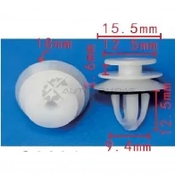 Клипса пластмассовая PATRON p371454 DG6 DATI 1425558543