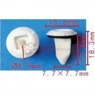 Клипса пластмассовая PATRON p371458 MVQX Q 1425558642