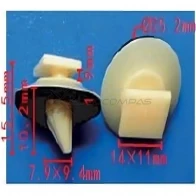 Клипса пластмассовая PATRON P27B C01 p371406 1425559047