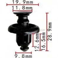Клипса пластмассовая PATRON p371371 1425558418 W FX2XXL