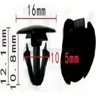 Клипса пластмассовая PATRON DN07 FK p371291 1425558747