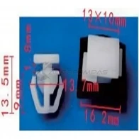 Клипса пластмассовая PATRON p371241 Z5F 7J8W 1425558225