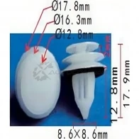 Клипса пластмассовая PATRON 2WX G7FG p371202 1425558878
