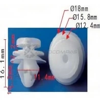 Клипса пластмассовая PATRON p371174 5W A07A 1425558713