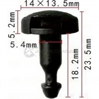 Клипса пластмассовая PATRON Y4Z SM p371131 1425558712