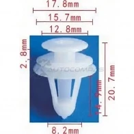 Клипса пластмассовая PATRON 7 TJ76 1425558318 p370993
