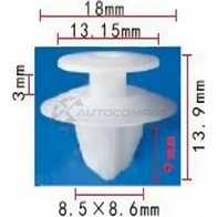Клипса пластмассовая PATRON 1N WRCG p370980 1425558428