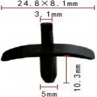 Клипса пластмассовая PATRON p370998 IC NNJV6 1425559063