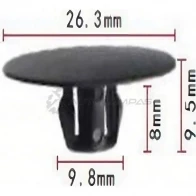 Клипса пластмассовая PATRON ST DW3 p370983 1425558763