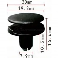 Клипса пластмассовая PATRON RQW QZ4 1425558666 p370951