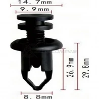 Клипса пластмассовая PATRON 6 2IZ5UJ p370778 1425558177