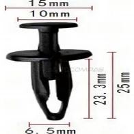 Клипса пластмассовая PATRON p370762 1425558610 J5 LCQ13