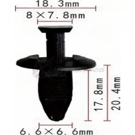 Клипса пластмассовая PATRON 1425558852 KE KFWQ p370757