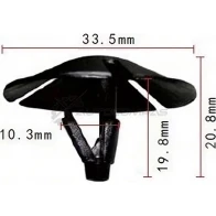Клипса пластмассовая PATRON L K7QXG9 1425558238 p370665