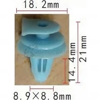 Клипса пластмассовая PATRON p370650 D05 8X1X 1425558842