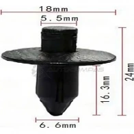 Клипса пластмассовая PATRON p370676 1425559092 3 7F0PD