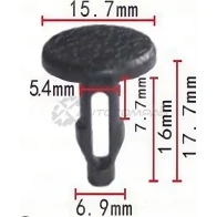 Клипса пластмассовая PATRON 1425558761 PCA ZD p370644