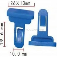 Клипса пластмассовая PATRON L RTG9 p370612 1425558080