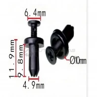 Клипса пластмассовая PATRON AW1MM 0 p370534 1425559232