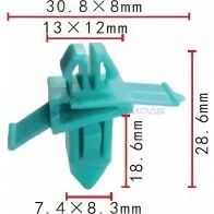 Клипса пластмассовая PATRON S LWZW p370490 1425559388