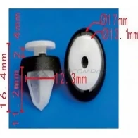 Клипса пластмассовая PATRON IHU G6U p370457 1425559337
